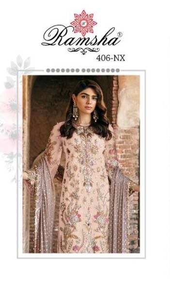 R 406 Nx By Ramsha Women Pakistani Salwar Suit Collection